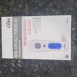 Brand New CDN Non-Contact Forehead Thermometer Infrared 1 Second Response THD2FE